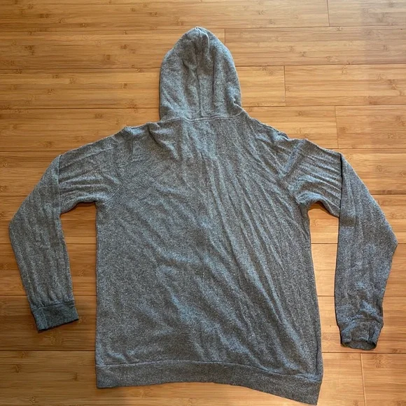 Brandy Melville gray zip-up hoodie - Picture 5 of 5